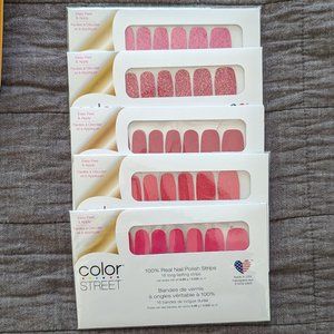 Fave Reds Color Street Bundle 5 Sets